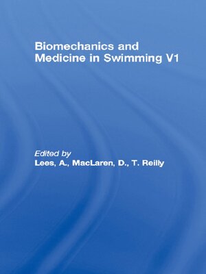 cover image of Biomechanics and Medicine in Swimming V1